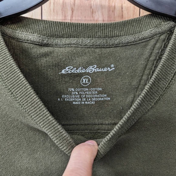 Vintage green‎ Eddie Bauer Sweater oversized size XL - Picture 3 of 6